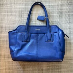 COACH blue purse